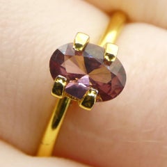 0.95ct Natural Earth Mined Oval Master Pink Zircon from Sri Lanka