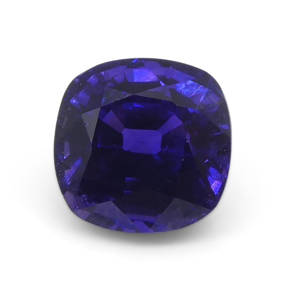 0.95ct Square Cushion Purple Sapphire from Madagascar Neuf - En vente à Toronto, Ontario