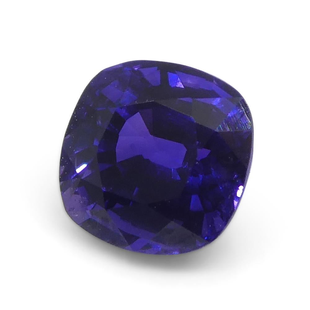 Zaffiro viola quadrato a cuscino da 0,95ct del Madagascar in vendita 1