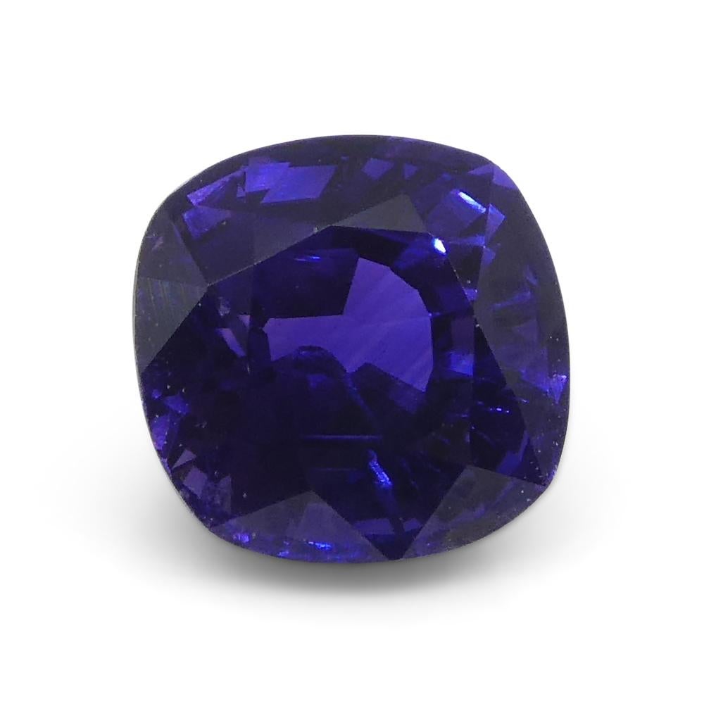 Zaffiro viola quadrato a cuscino da 0,95ct del Madagascar in vendita 2