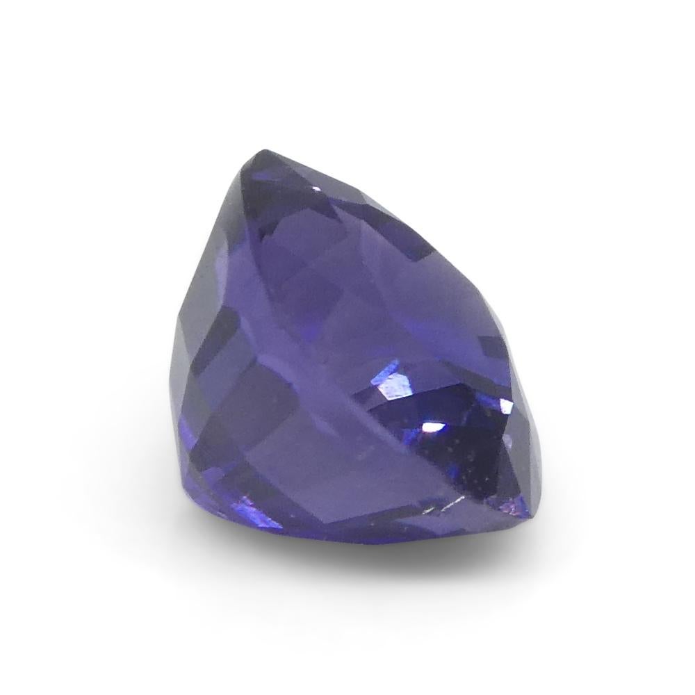 Zaffiro viola quadrato a cuscino da 0,95ct del Madagascar in vendita 3