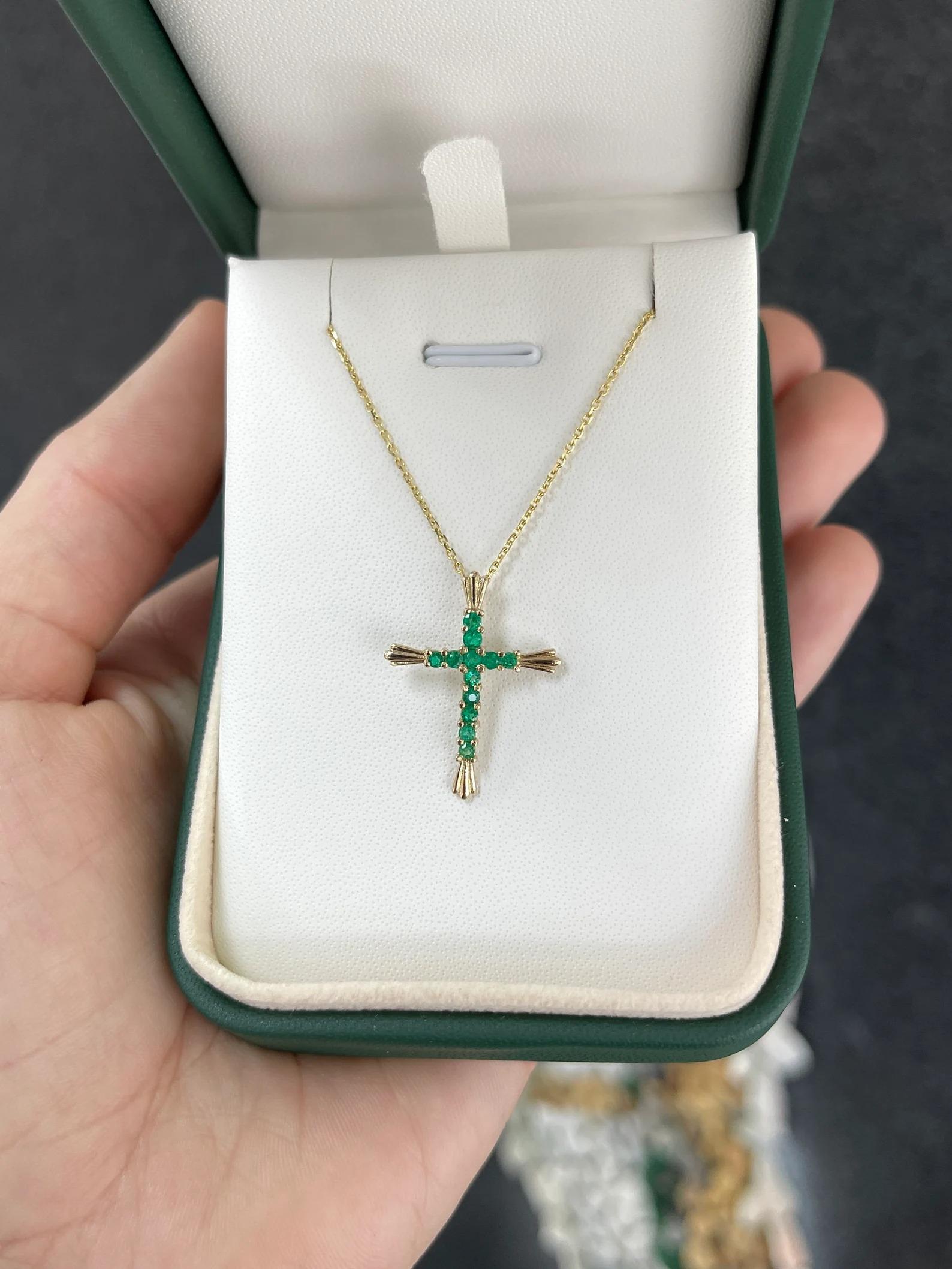 colombian emerald cross