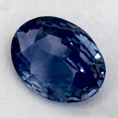 0.96 Ct Blue Sapphire Oval Loose Gemstone (pierre précieuse en vrac)