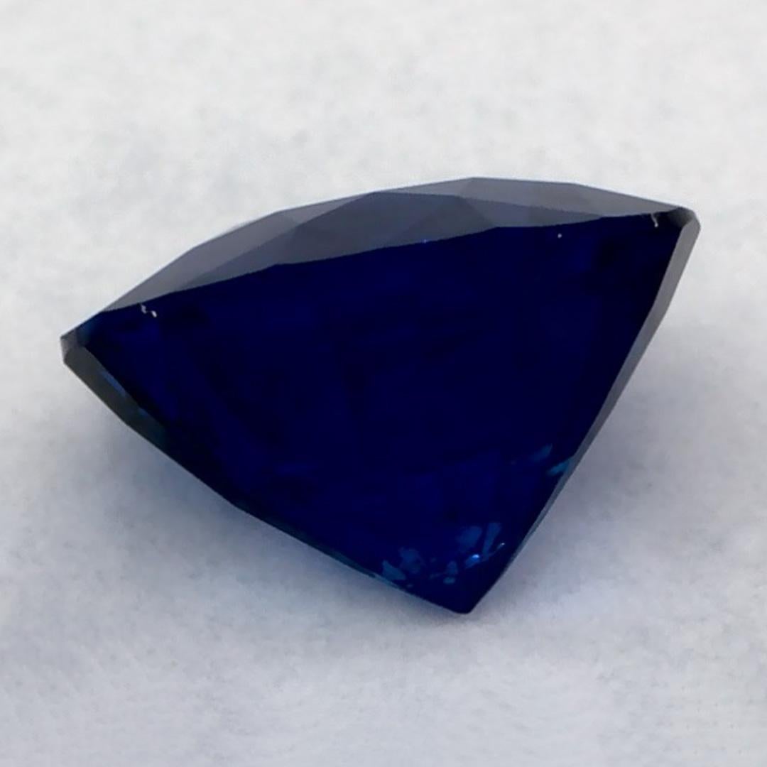 0.96 carati di zaffiro blu rotondo sfuso In condizioni Nuovo in vendita a Fort Lee, NJ