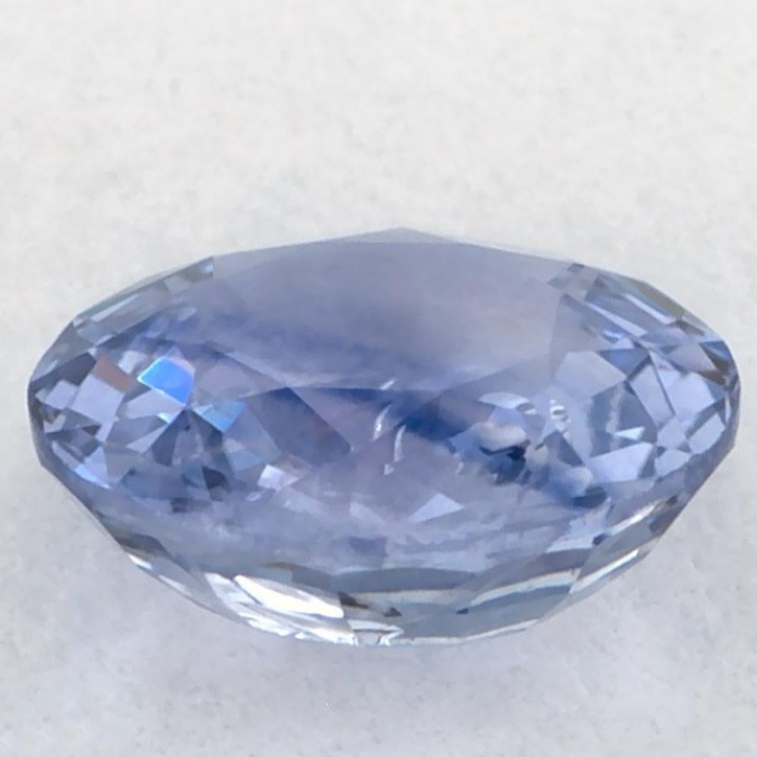 0.96 carati di zaffiro blu rotondo sfuso In condizioni Nuovo in vendita a Fort Lee, NJ