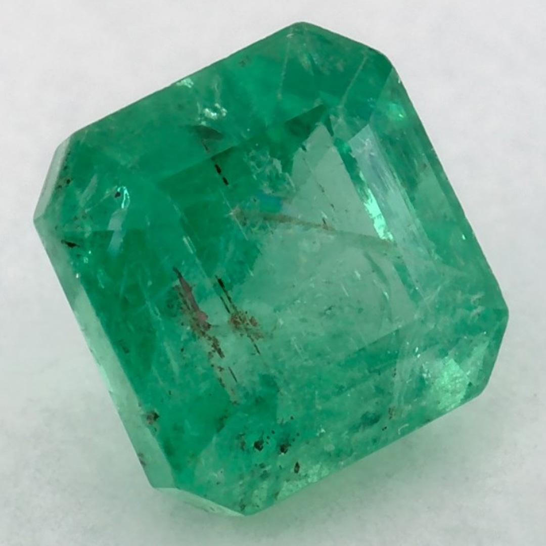 0.96 Ct Smaragd Oktagon-Schliff Loser Edelstein (Achteckschliff) im Angebot