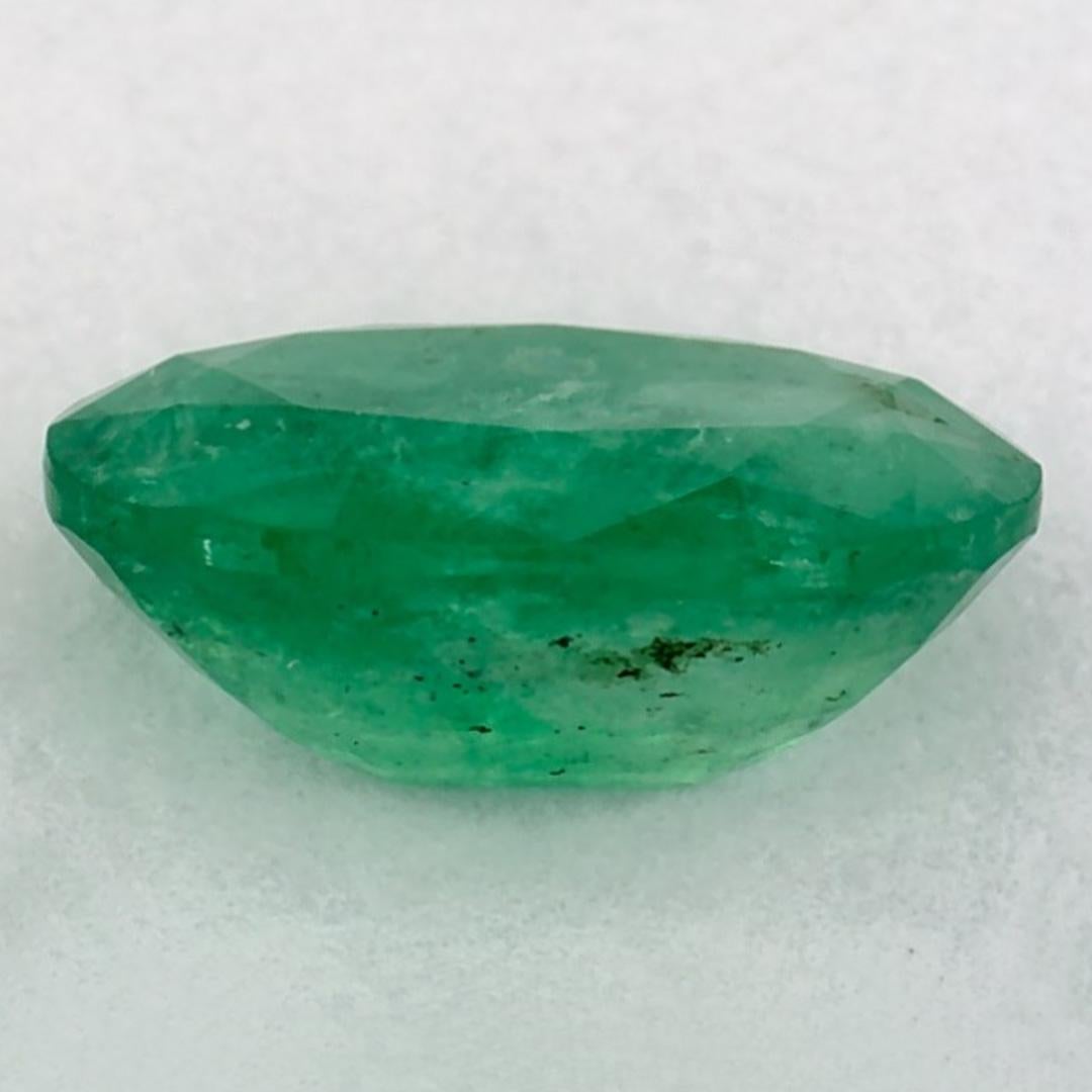 0.96 carati di smeraldo ovale sfuso In condizioni Nuovo in vendita a Fort Lee, NJ
