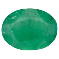 0.96 Ct Emerald Oval Loose Gemstone (pierre précieuse en vrac)