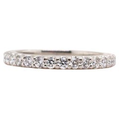 0.96 Ct. Natural Diamonds Platinum Wedding Ring