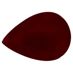 0.96 Ct Ruby Pear Loose Gemstone
