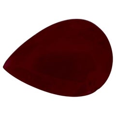 0.96 Ct Ruby Pear Loose Gemstone (pierre précieuse en vrac)