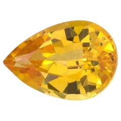 0.96 Ct Yellow Sapphire Pear Loose Gemstone (pierre précieuse en vrac)