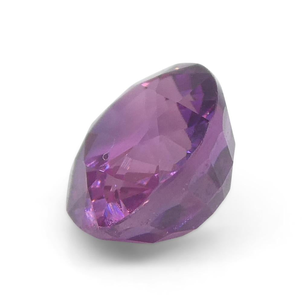 0.96ct Cushion Pink Sapphire from East Africa, Unheated For Sale 8