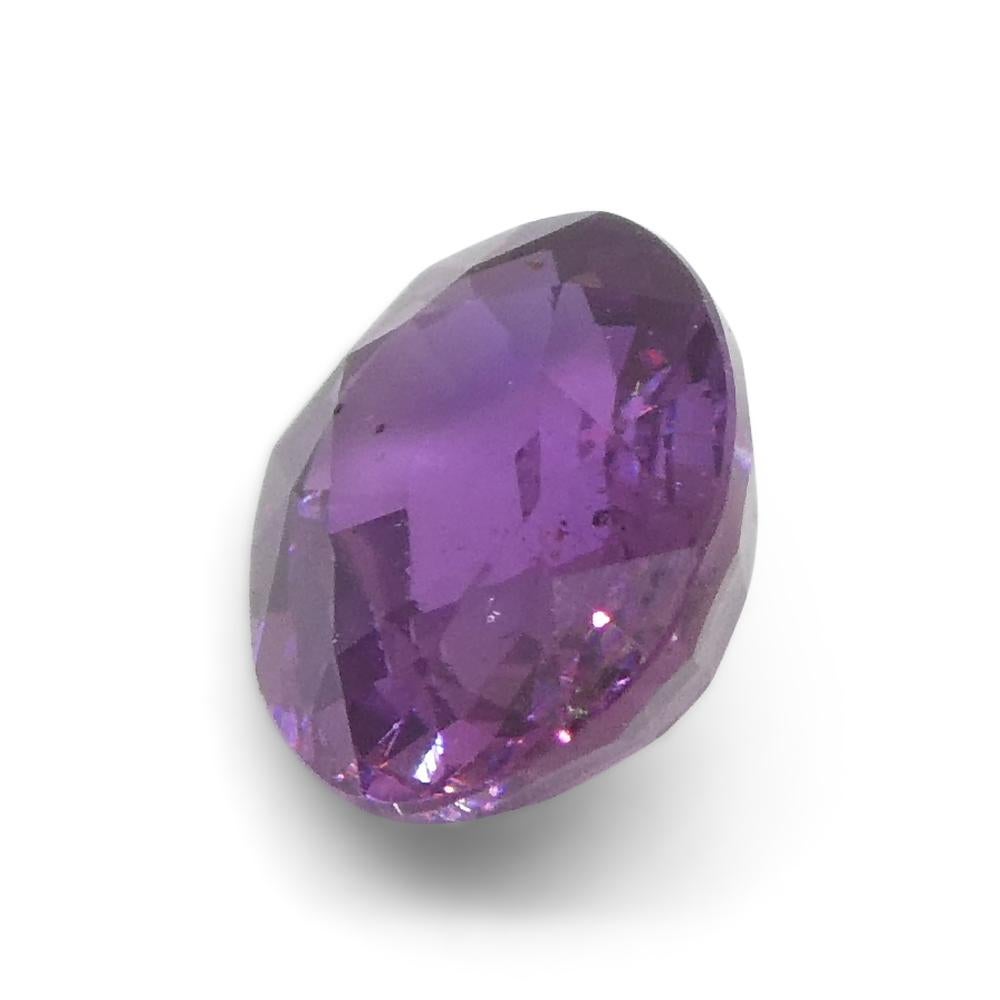 0.96ct Oval Pink Sapphire from East Africa, Unheated For Sale 7