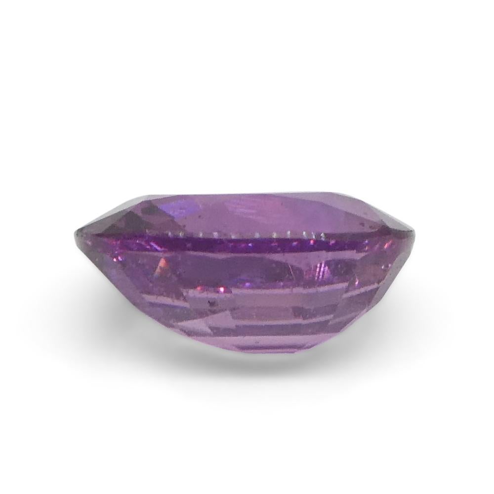 0.96ct Oval Pink Sapphire from East Africa, Unheated For Sale 8
