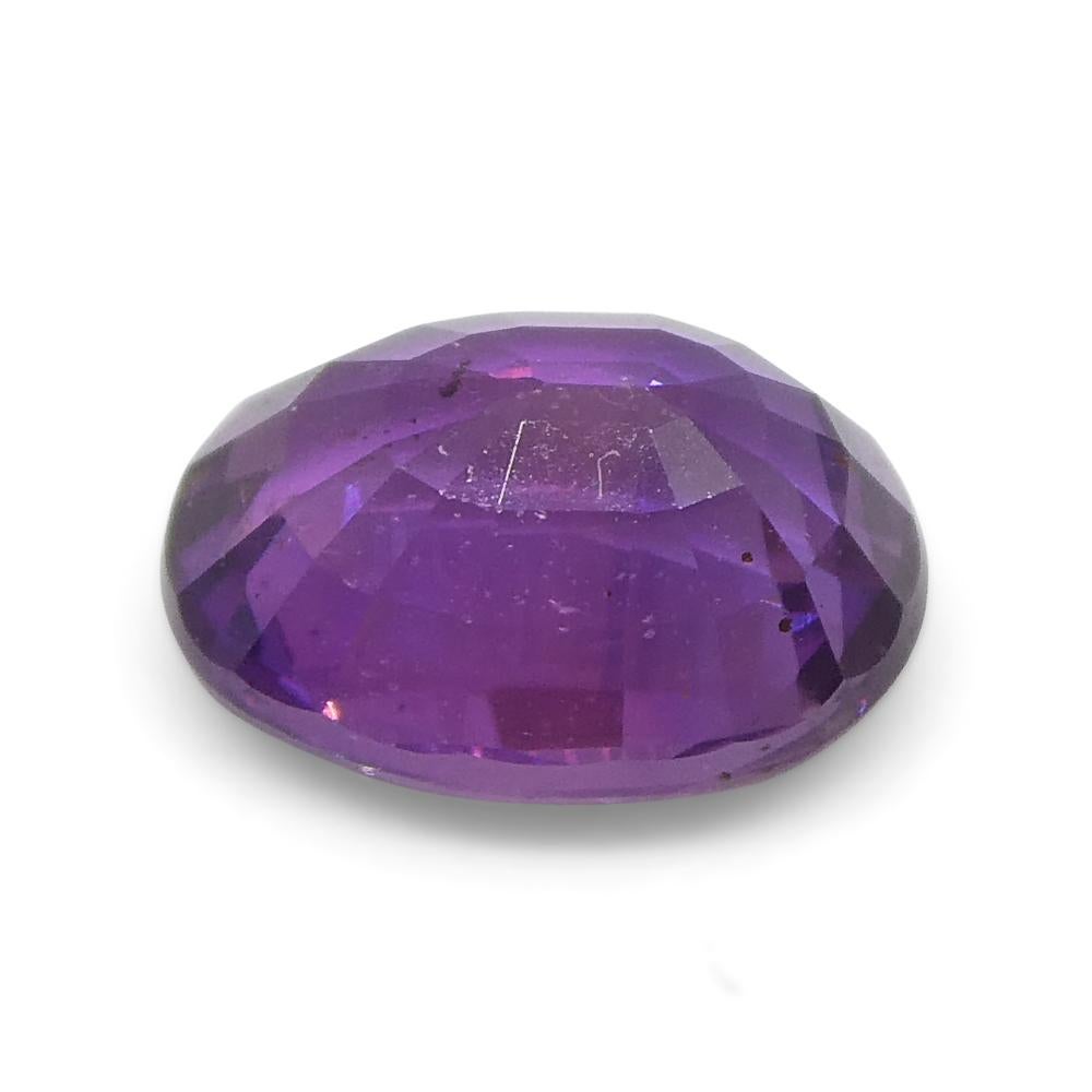 0.96ct Oval Pink Sapphire from East Africa, Unheated For Sale 15