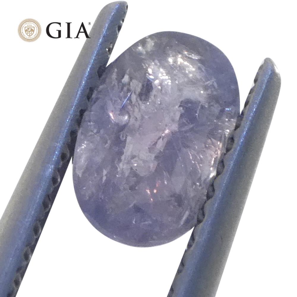 0.96ct Oval Yellowish Green to Purple Alexandrite GIA Certified Unheated For Sale 1