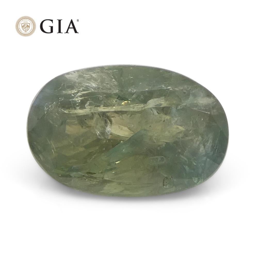 0.96ct Oval Yellowish Green to Purple Alexandrite GIA Certified Unheated   For Sale 4