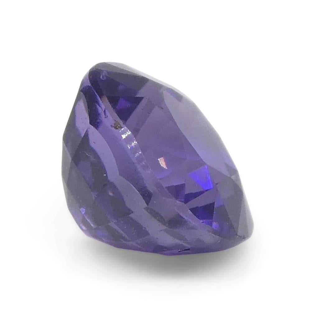 0.96ct Square Cushion Purple Sapphire from East Africa, Unheated en vente 5