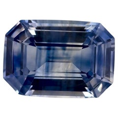 0.97 Ct Zaffiro blu taglio ottagono Gemma sfusa