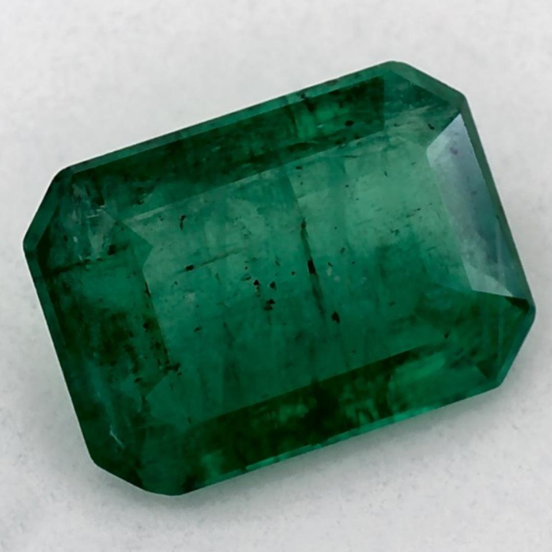 0.97 qt Esmeralda talla octágono Gema suelta Corte octogonal