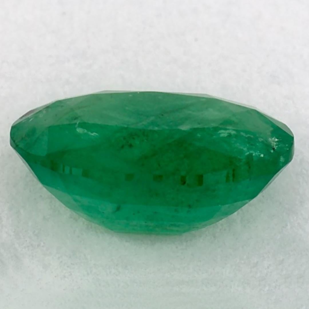 Gema suelta ovalada esmeralda de 0.97 qt en Nuevo estado para la venta en Fort Lee, NJ