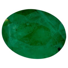 0.97 Ct Emerald Oval Loose Gemstone