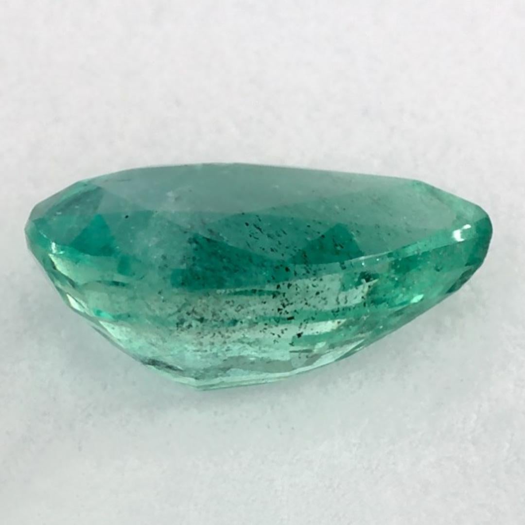 0.97 Karat Smaragd Birne Loser Edelstein im Zustand „Neu“ im Angebot in Fort Lee, NJ