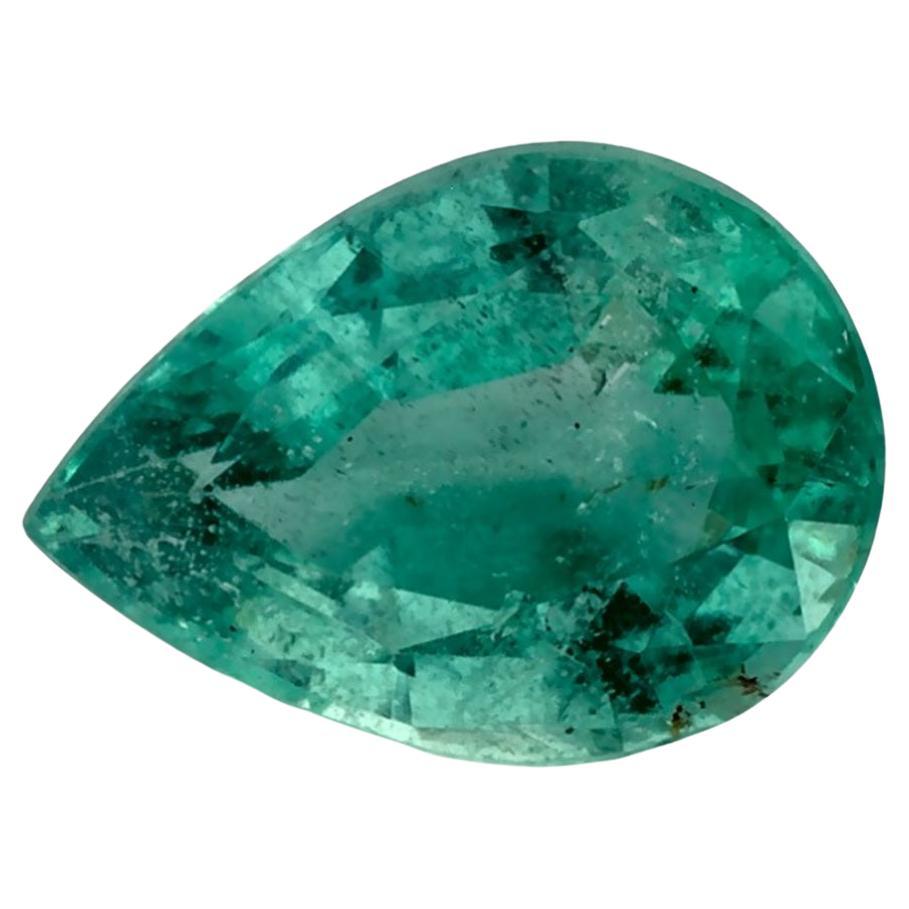 0.97 Ct Emerald Pear Loose Gemstone (pierre précieuse en vrac)