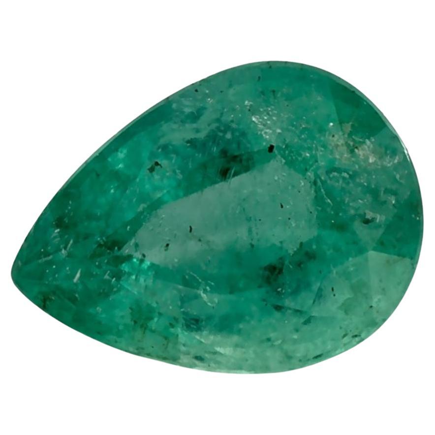 0.97 Ct Gemma smeraldo a pera sfusa