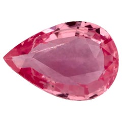 0.97 Ct Pink Sapphire Pear Loose Gemstone