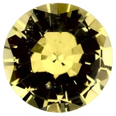 0.97 carati di zaffiro giallo rotondo sciolto