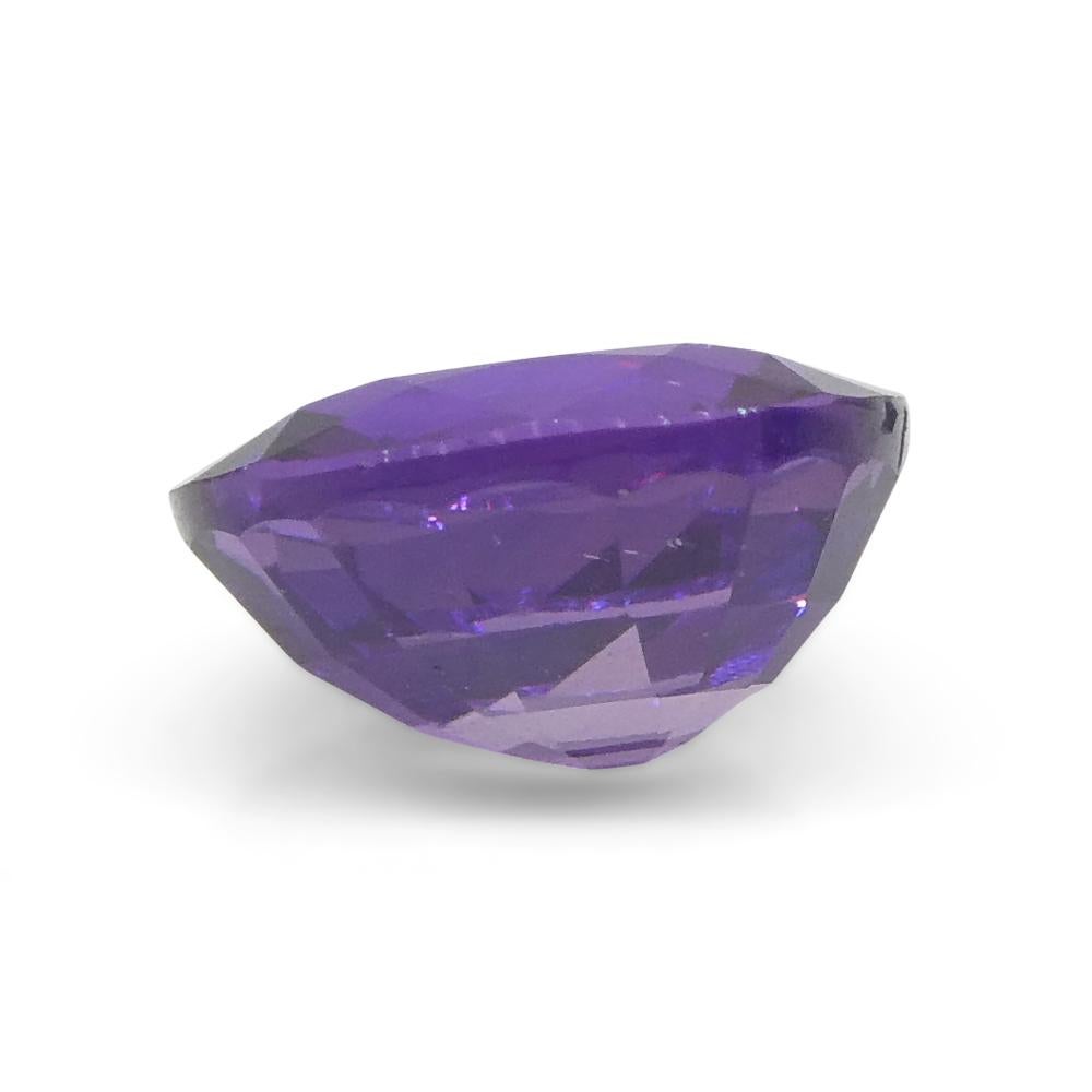0.97ct Cushion Purple  Sapphire from East Africa, Unheated In New Condition For Sale In Toronto, Ontario