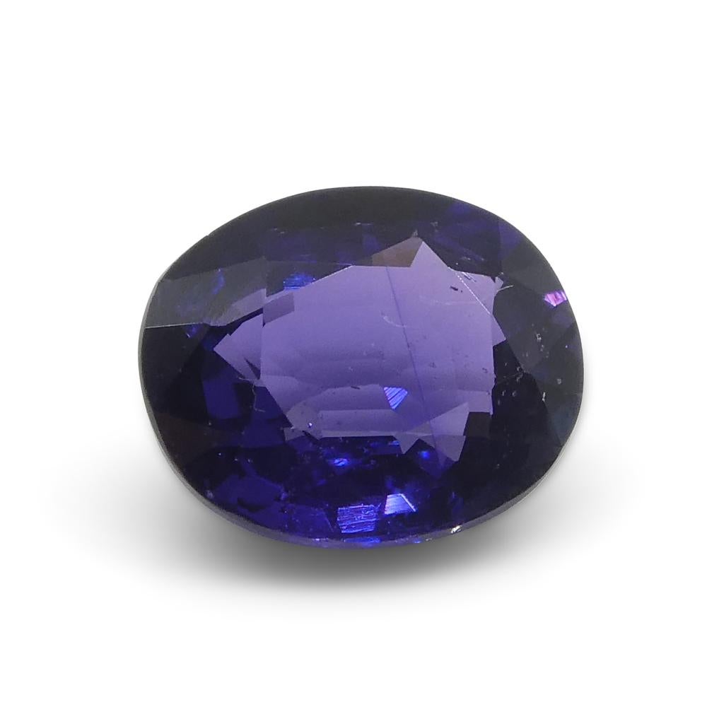 0.97ct Cushion Purple Sapphire from Madagascar, Unheated For Sale 5