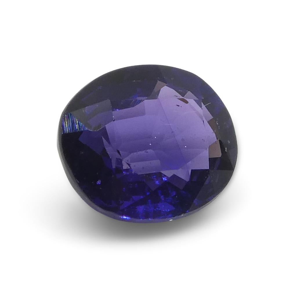 0.97ct Cushion Purple Sapphire from Madagascar, Unheated For Sale 6