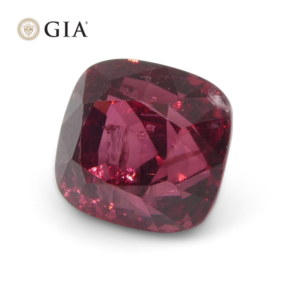 0.97ct Cushion Red Spinel GIA Certified    For Sale 6