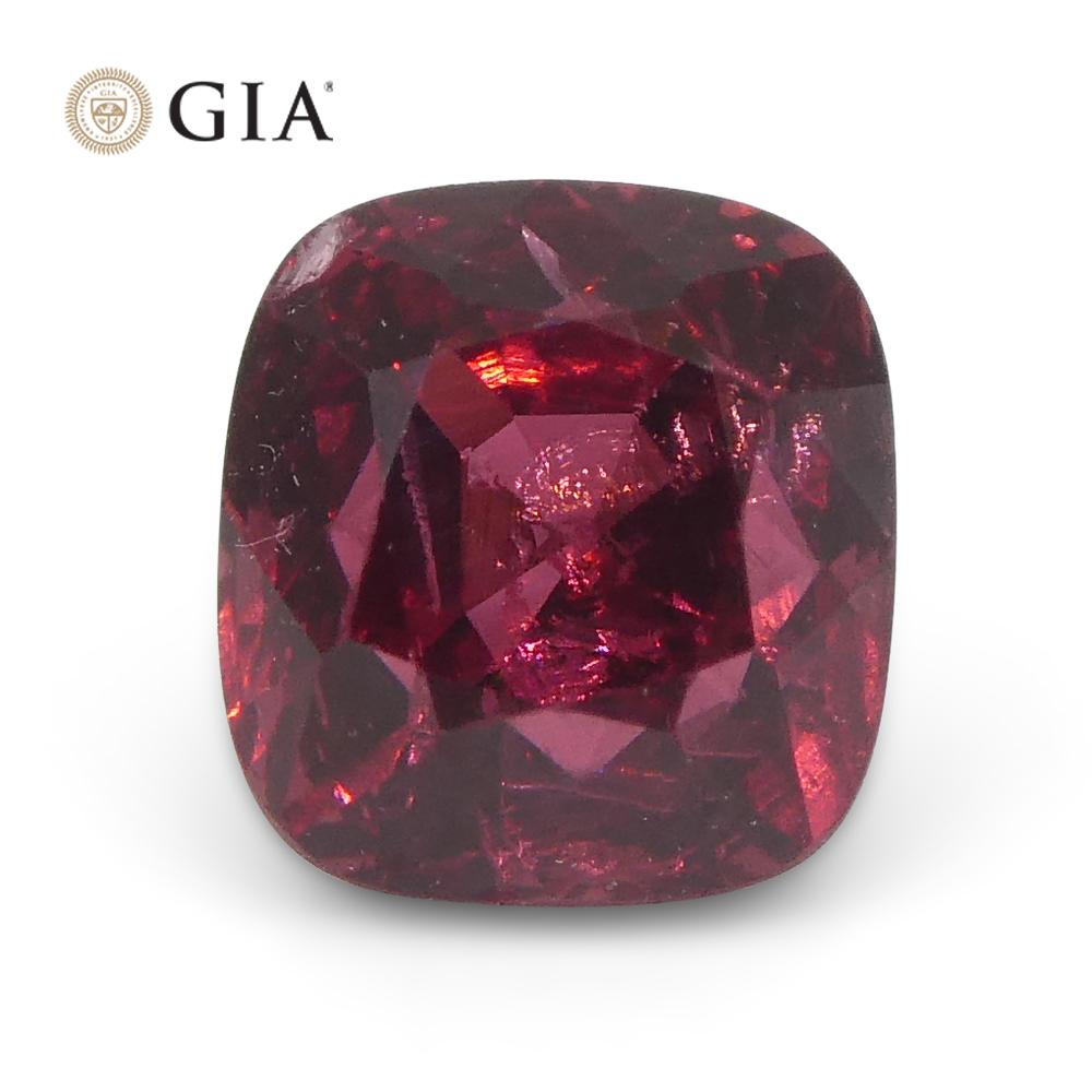 0.97ct Cushion Red Spinel GIA Certified    For Sale 1