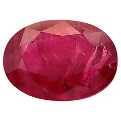 0.97ct Oval Red Ruby from Mozambique