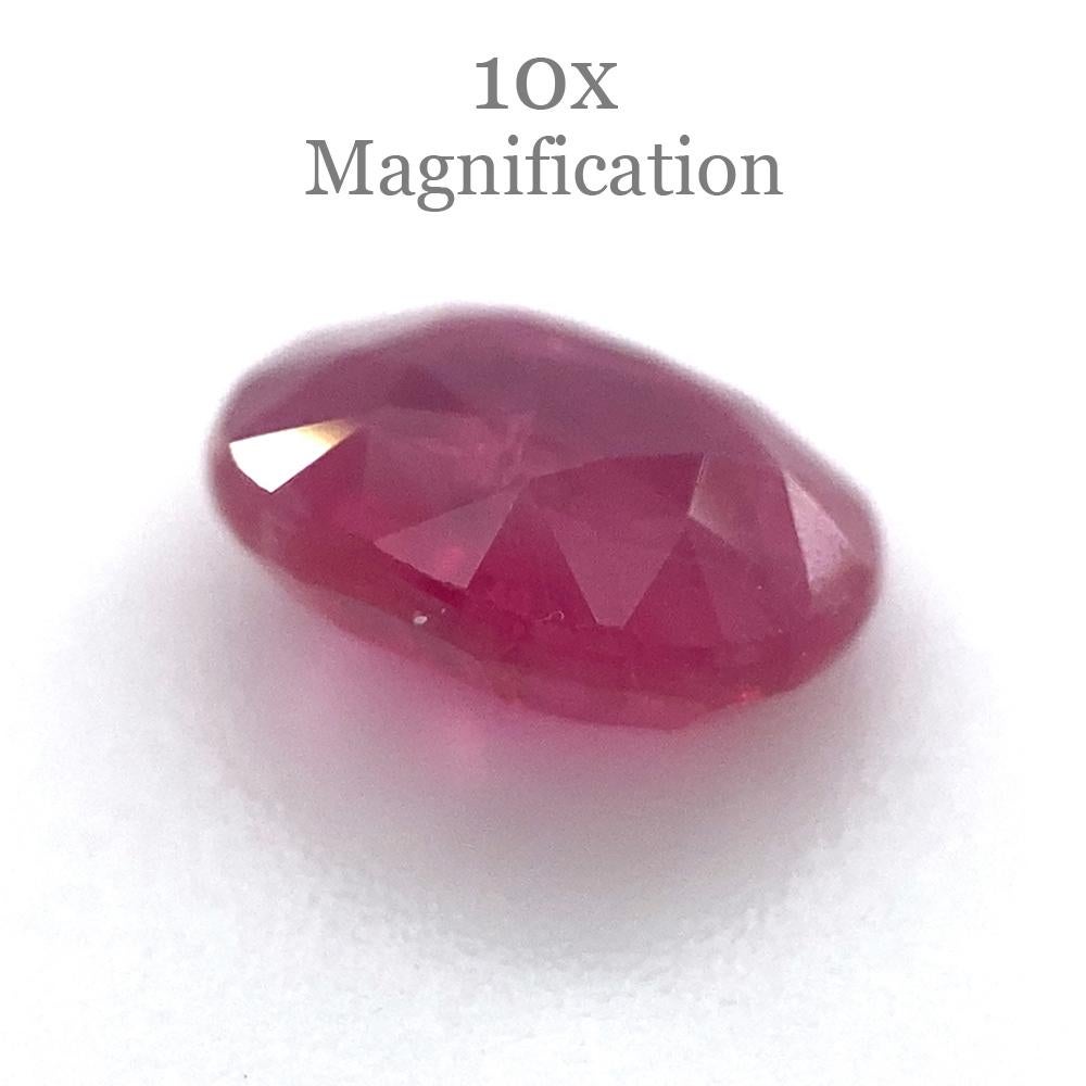 0.97ct Oval Red Ruby Unheated For Sale 4