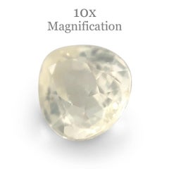 0.97ct Pear Pastel Yellow Sapphire from Sri Lanka Unheated