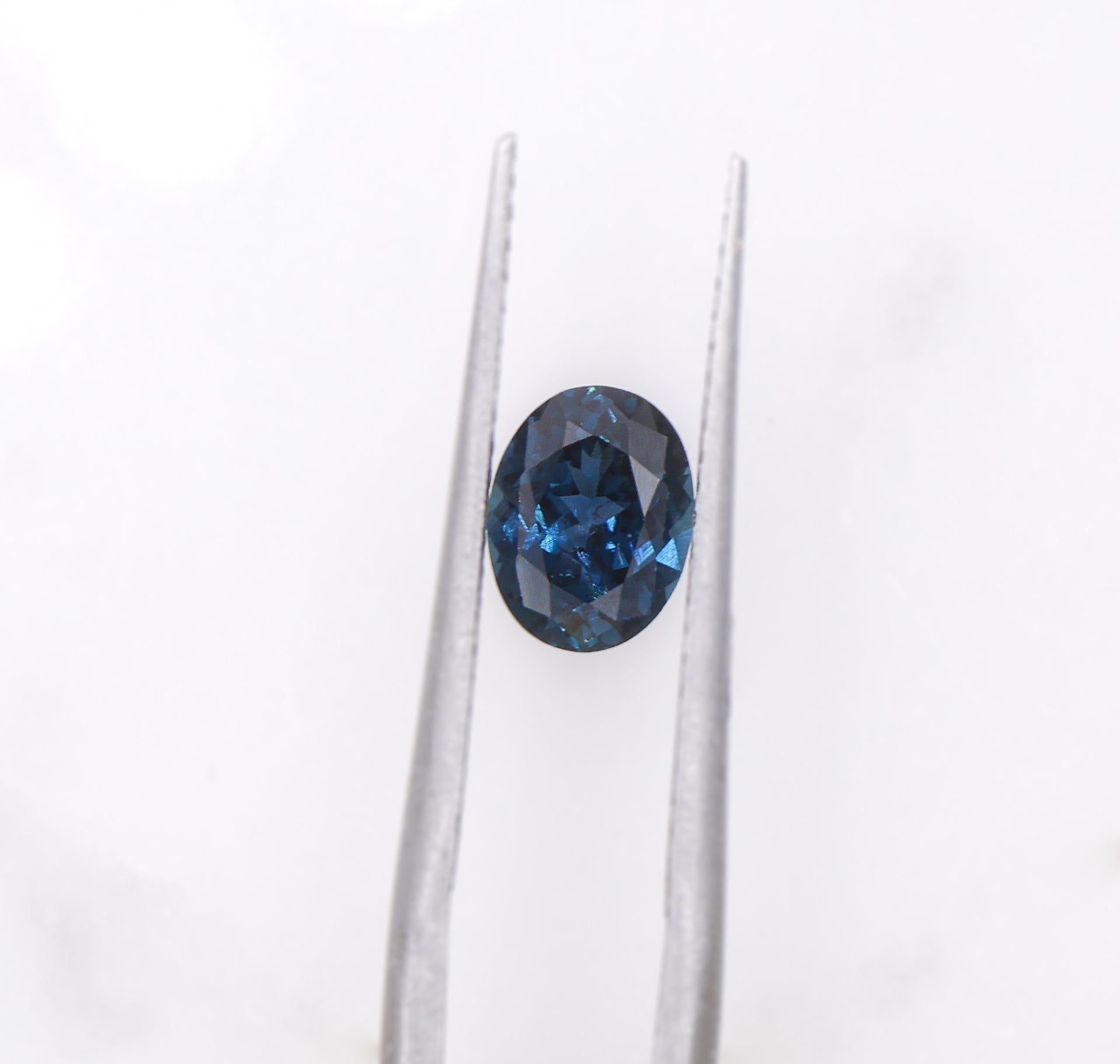 1 Karat Ceylon Saphir Loser Edelstein Oval 7x5mm (Ovalschliff)