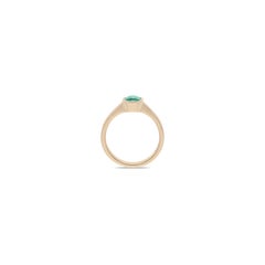 0.98 Carat Emerald Ring in 18 Karat Gold