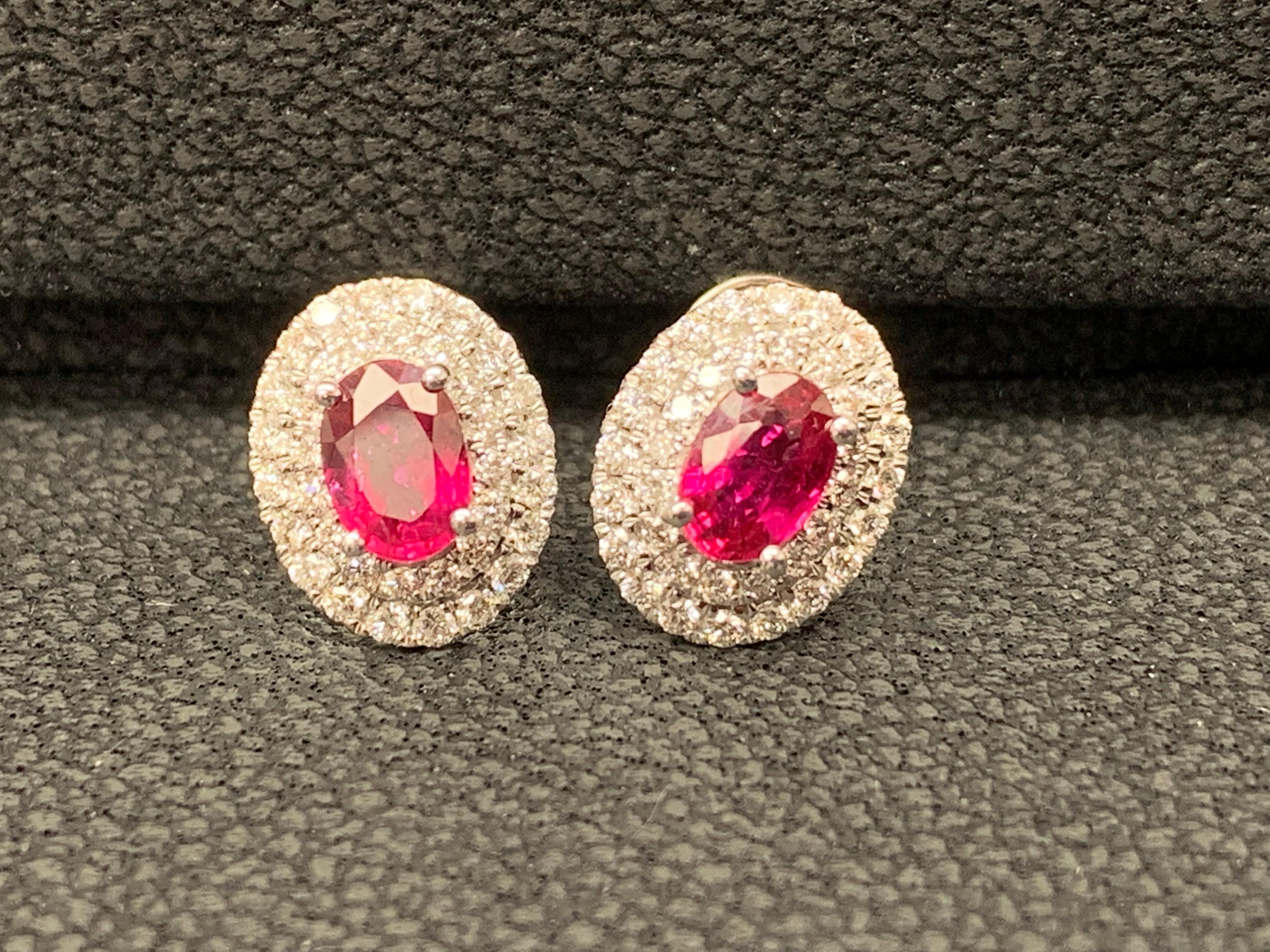 bespoke 0.34ct diamond oval huggie earrings
