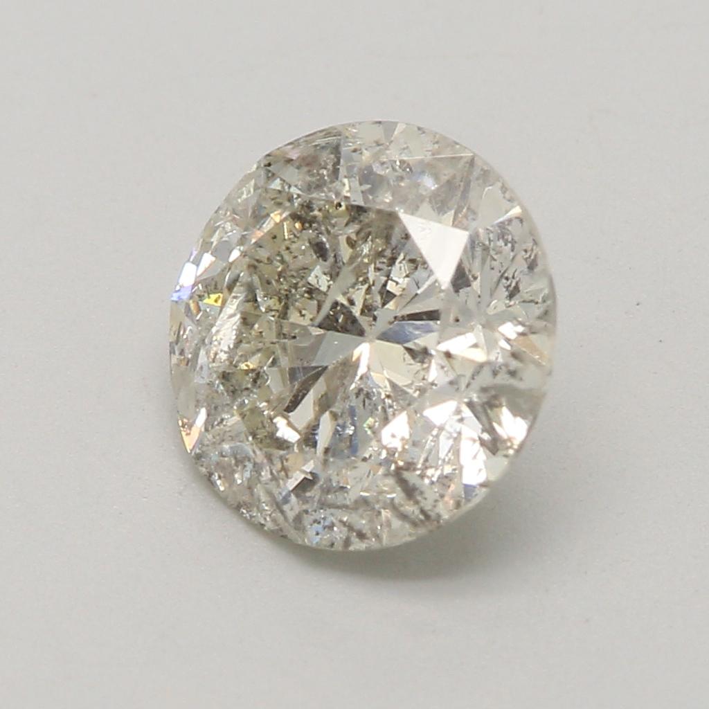 0.98 Carat Round shaped diamond I3 clarity (Rundschliff) im Angebot