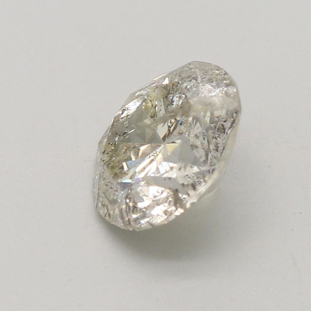 0.98 Carat Round shaped diamond I3 clarity im Zustand „Neu“ im Angebot in Kowloon, HK