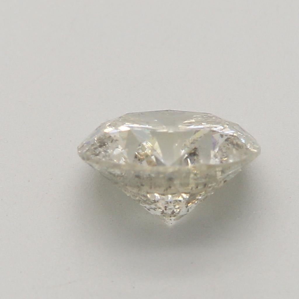 0.98 Carat Round shaped diamond I3 clarity im Angebot 1