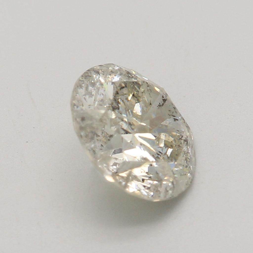 0.98 Carat Round shaped diamond I3 clarity im Angebot 3