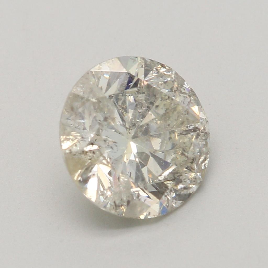 0.98 Carat Round shaped diamond I3 clarity im Angebot 4