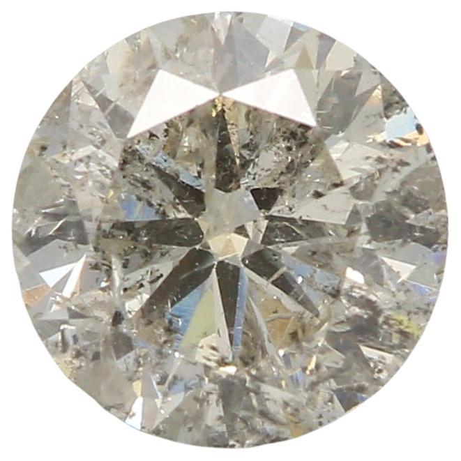 0.98 Carat Round shaped diamond I3 clarity im Angebot