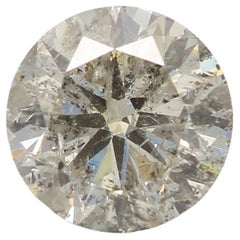 0.98 Carat Round shaped diamond I3 clarity
